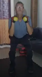 showing a still image from the dual squat video
