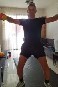 Showing the Symmetry & Stability of the Lateral Raise exercise for Shoulders