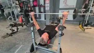 Bench Chest gym exercise for Chest